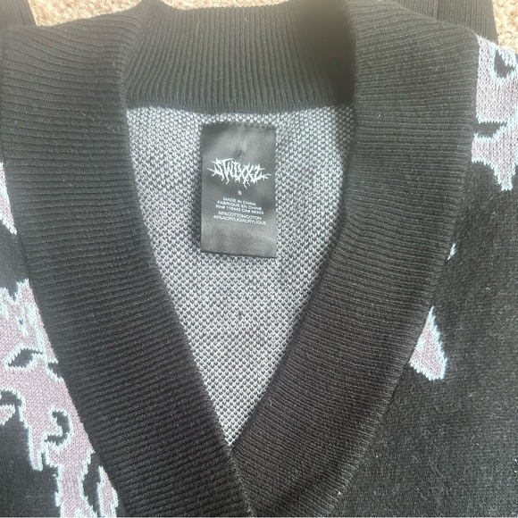 Swixxz by maggie lindeman black cardigan. Oversized. - Picture 3 of 4